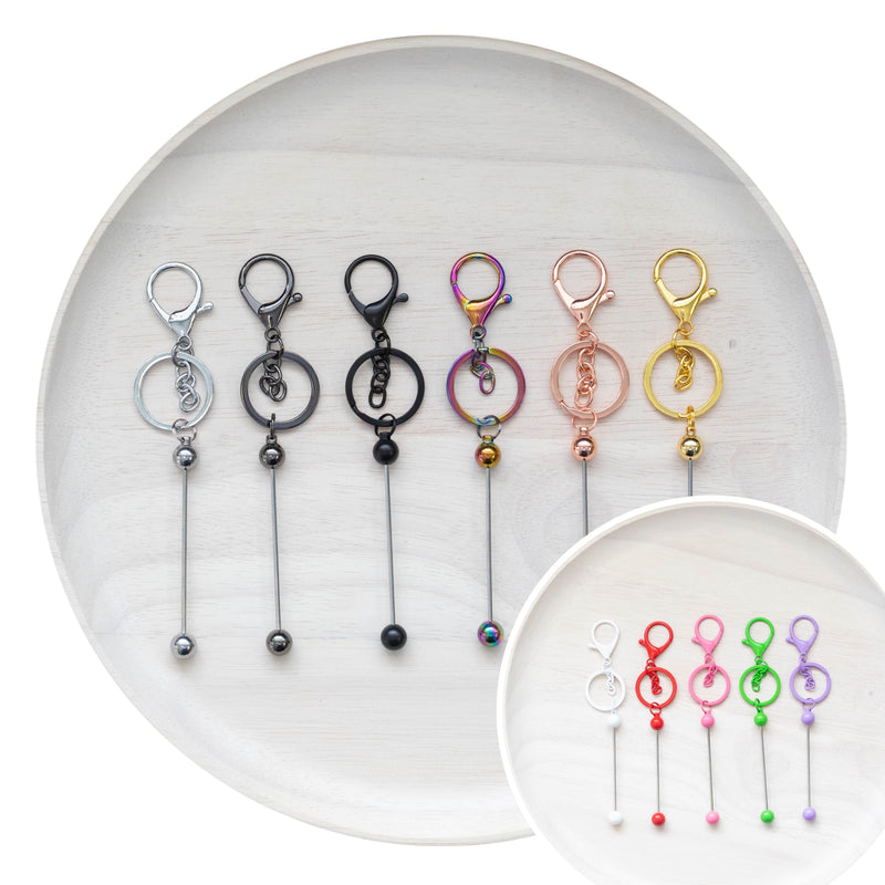 Premium Style Beadable Keychains