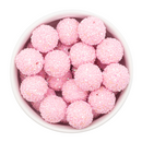 Light Pink Chunky Glitter Beads 20mm (Package of 10)