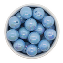 Sky Blue Iridescent Beads 20mm (Package of 10)