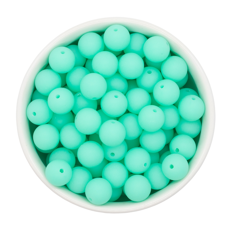 Neon Caribbean Chalk Matte Beads 12mm (Package of 20)