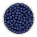 Navy Solid Beads 8mm (Package of Approx. 50 Beads)