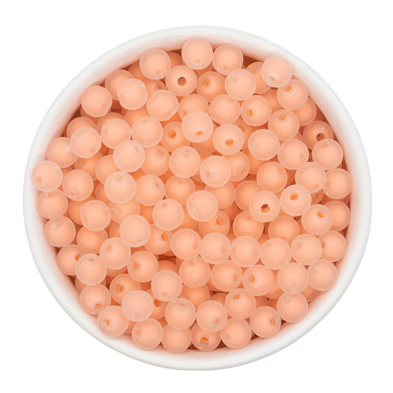 Sherbet Frosted Beads 8mm (Package of Approx. 50 Beads)