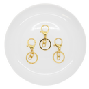 Gold Premium Lobster Keychains with Swivel 66mm (Package of 3)