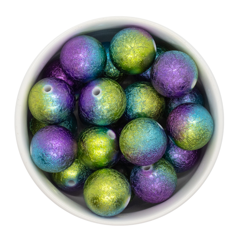 Multicolor Stardust Beads 20mm (Package of 10)