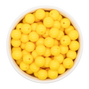 Yellow Solid Beads 12mm (Package of 20)