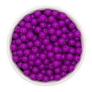 Neon Purple Solid Beads 8mm (Package of Approx. 50 Beads)