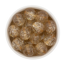 Champagne Translucent Tinsel Beads 20mm (Package of 10)