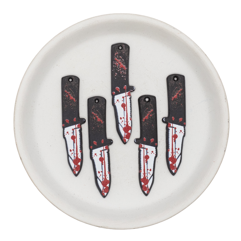 Bloody Knife Charm 11x50mm