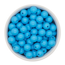 Azure Solid Beads 12mm (Package of 20)
