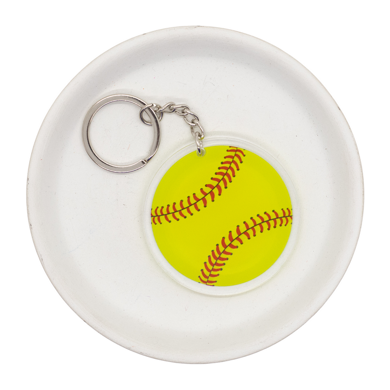 Softball Keychain Base