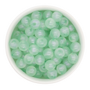Cool Mint Translucent Shimmer Beads 12mm (Package of 20)