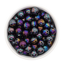 Black Iridescent Beads 12mm (Package of 20)
