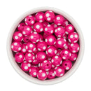 Hot Pink Polka Dot Beads 12mm (Package of 20)